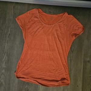 Athleta Vibrant Orange Short Sleeve Tee